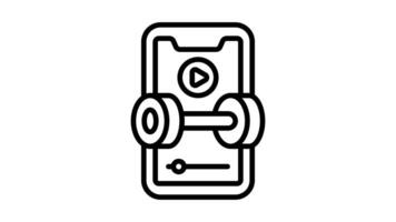 Animated Mobile Fitness App video