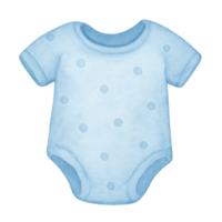 Soft Blue Polka Dot Onesie for Babies and Toddlers, Simple Design png