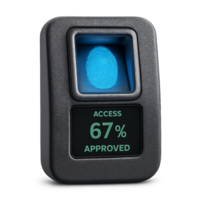 3D Biometric Fingerprint Scanner Device for Security Access Control png