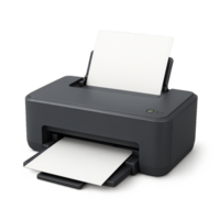 Simple 3D Desktop Printer with Paper Output for Creative Projects png