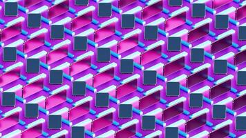 Smartphone Retro Seamless Pattern, motion footage for pop art films and cinematic in technology scene. Also good background for scene and titles. video