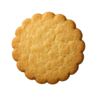 Simple 3D Butter Cookie Design for Creative Projects and Recipes png
