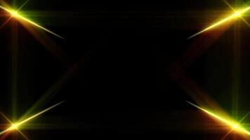 Frame prism glowing star light, Style light god rays. optical lens flare retro vintage. Overlay shine effect. video