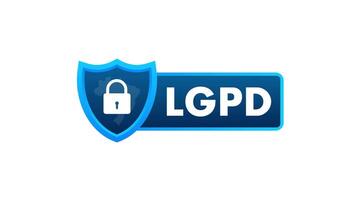 Animated Sequence Illustrating Data Protection Concept with Logo Transition video