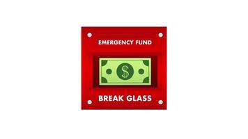 Emergency Fund Box Changing Background Color Concept video