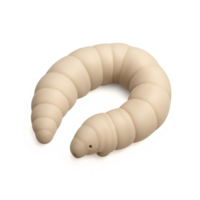 3D Silkworm Design in Simple and Elegant Style for Creative Projects png