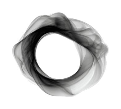 abstrakt cirkulär rökliknande design med dynamisk strömmande mönster png