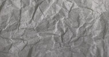 part of a sheet of paper crumpled after use, close-up photo