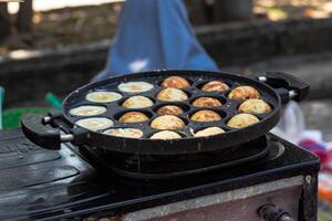 A pan with food in it photo