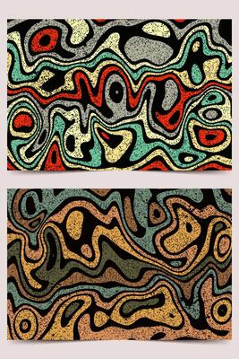 abstract liquid retro color dirty grunge distressed background