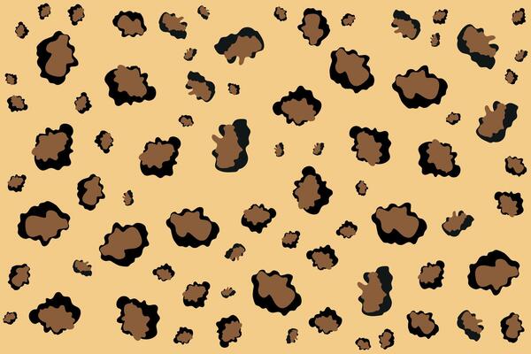 Special animal print canvas background