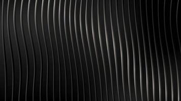 Looping black and chrome animated abstract geometric monochrome background with empty place for logo or product promotion video