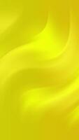 Yellow gradient spin wheel wave abstract motion portrait background animation video