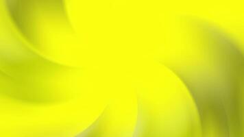 Yellow spin wheel wave abstract motion background animation video