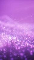 foco suave abstrato roxa fundo com espumante bokeh luzes, criando uma sonhadores, mágico atmosfera video