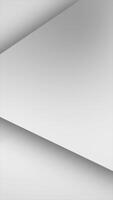 Minimalistic abstract background with intersecting gray paper layers and subtle gradients video