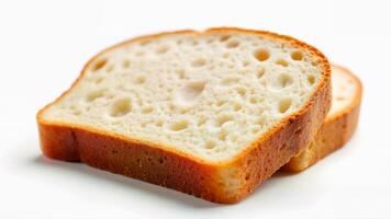 Fresh Slices of Quark Bread Isolated photo