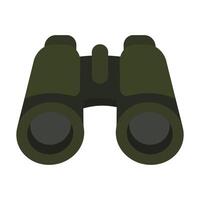 Binoculars resting on a smooth surface with a subtle green hue and a modern design vector