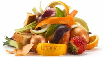 A Pile of Food Waste, Illustrative of Food Waste Problem photo