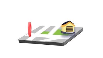 3d map animation to home video