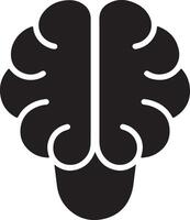 Mysterious Black Brain Silhouette A Symbolic Image of Human Thought, Intelligence, and Cognitive Processes - Professional digital artwork with vibrant colors and detailed composition vector