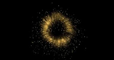 A single explosion of fireworks. Festive fireworks. Abstract animation.2215 video