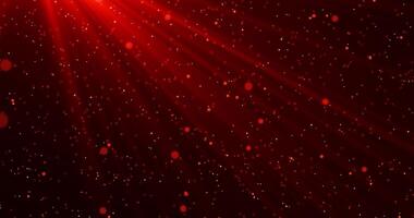 partículas Aumentar para cima dentro a raios do luz em uma Sombrio fundo. vôo pó. Aumentar vapor. abstrato animação.42 video