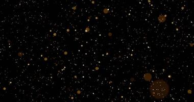 Particles slowly falling down. Abstract animation. video