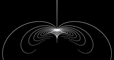 The growth of fantastic bizarre flowers. Drawing on a black background. Psychedelic vibrations. Abstract animation.41 video
