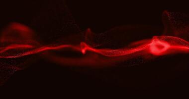 Metamorphoses of tissue from particles. Curls of colored smoke. Abstract wavy background.416 video