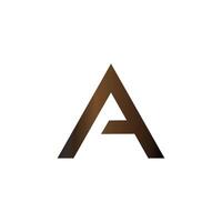 Modern Letter A Logo Design Minimalist Gradient Monogram Symbol for Branding and Identity vector