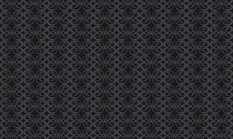 Elegant Dark Grey Seamless Pattern Featuring Stylized Abstract Swirls for Sophisticated Backgrounds vector