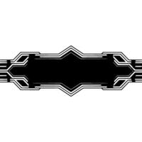 Geometric Silver Black Banner On White Modern Template vector