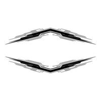 Futuristic Geometric Black And White Abstract With Empty Space vector