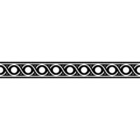 Geometric Border, Greek Key Pattern, Minimalist vector