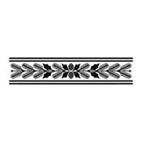 Elegant Black And White Christmas Border With Pine Cones And Foliage vector