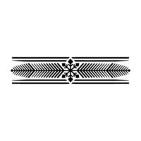 Minimalist Winter Border With Snowflake And Spruce Elements vector