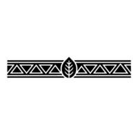 Abstract Leaf Geometric Border Element vector