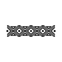 Geometric Black Border , Abstract Decorative Ornament vector