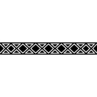 Geometric Black White Border, Minimalist Element vector