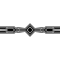 Geometric Black White Banner Modern Abstract Element vector