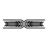 Minimalist Leaf Border Illustration vector