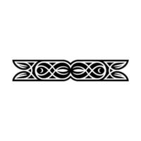 Abstract Geometric Border in Black, White, and Gray vector