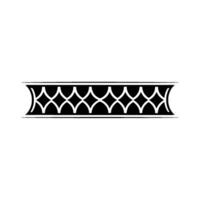 Geometric Aegean Border, Stylized Relief vector