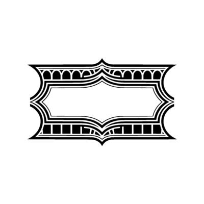 Art Deco Frame, Elegant Border, Vintage, Minimalist