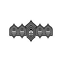 Geometric Islamic Motif, Minimalist, Sacred Geometry vector