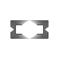 Geometric Framework, Minimalist, Abstract Grid vector