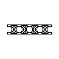 Geometric Border, Art Deco Style, Elegant vector