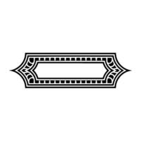Elegant Deco Border, Vintage Element vector