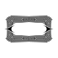 Geometric Deco Frame, Elegant Silver Backdrop, Minimalist vector